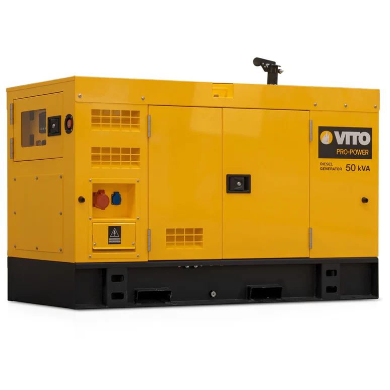 VITO Silent 50kVA - 54dB LpA Diesel / Heizöl** AVR Generator 44kw max. ATS automatisches Netzausfall-Start